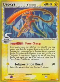 Deoxys δ card in English