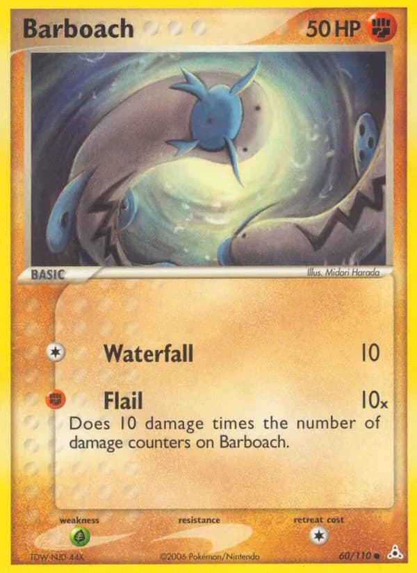 Barboach card in English