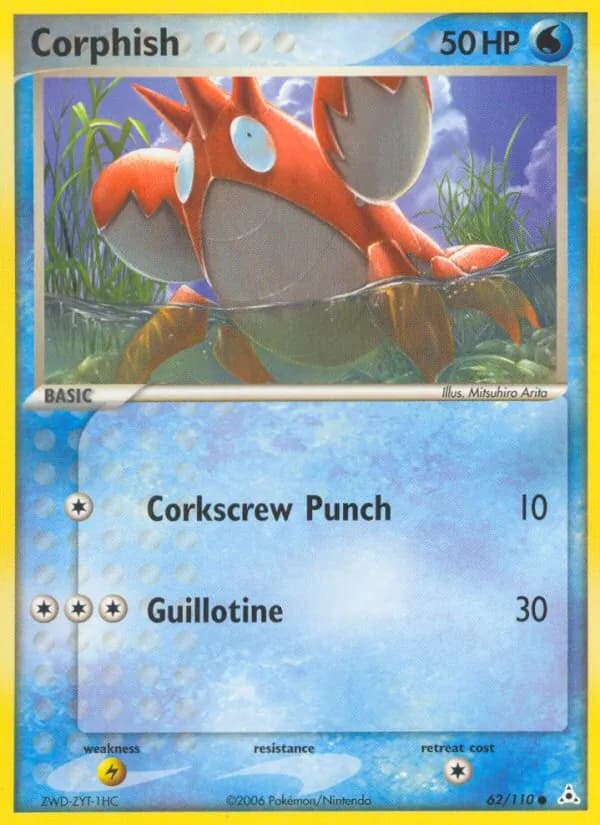 Corphish card in English