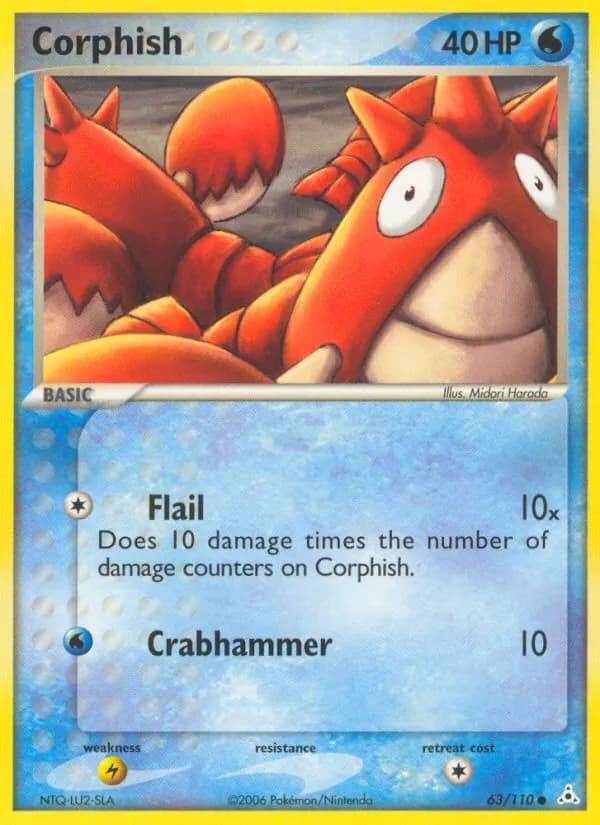 Corphish card in English
