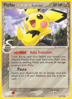 Pichu δ card in English