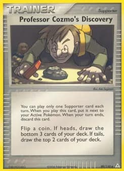 Professor Cozmo's Discovery card in English