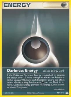 Darkness Energy card in English