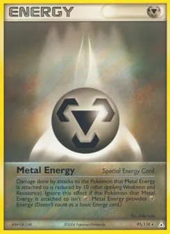Metal Energy card in English