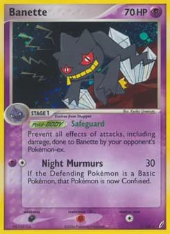 Banette card in English