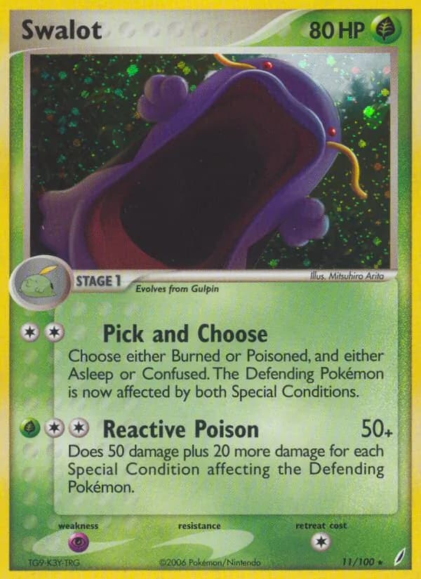 Swalot card in English