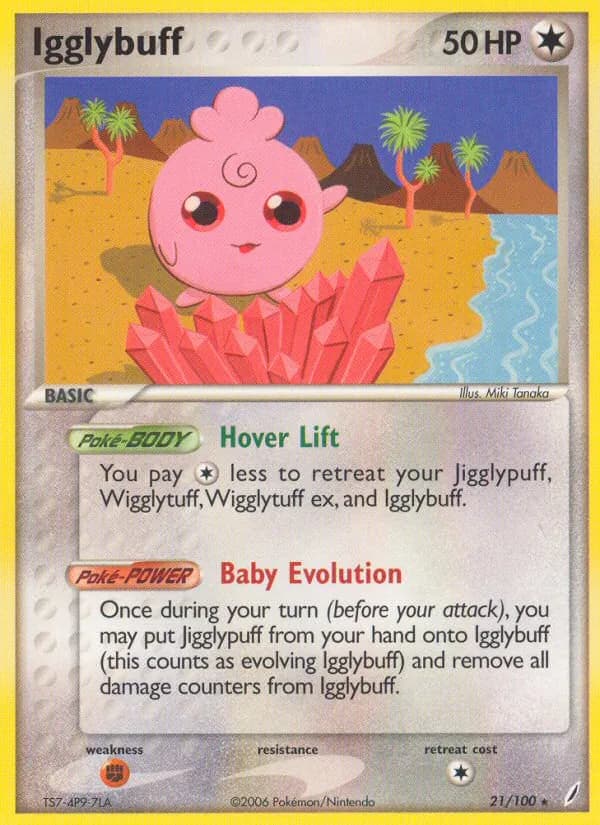 Igglybuff card in English