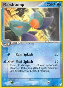 Marshtomp card in English