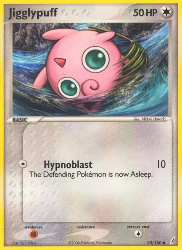 Jigglypuff card in English