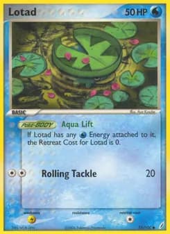 Lotad card in English