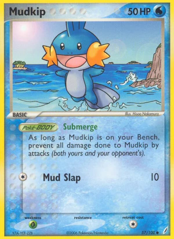 Mudkip card in English