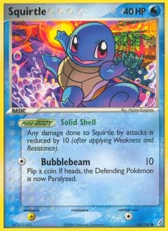 Squirtle card in English