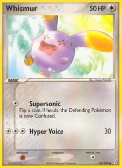 Whismur card in English