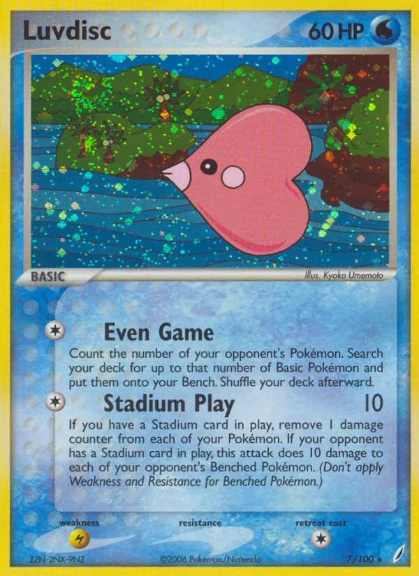 Luvdisc card in English