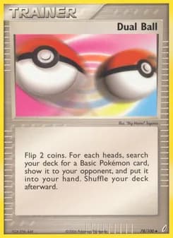 Dual Ball card in English