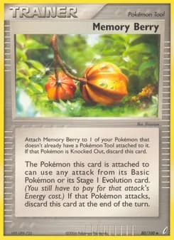Memory Berry card in English