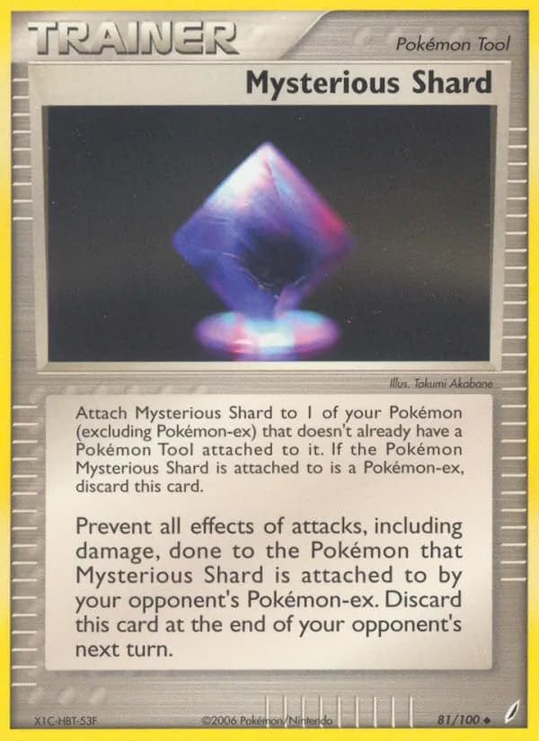 Mysterious Shard card in English