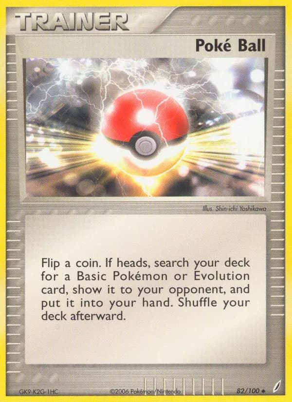 Poké Ball card in English