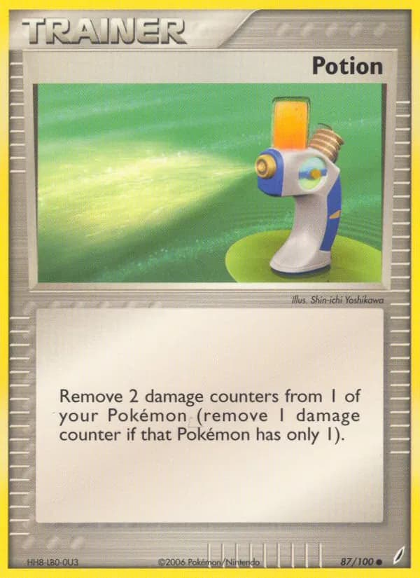 Potion card in English