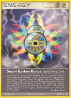 Double Rainbow Energy card in English