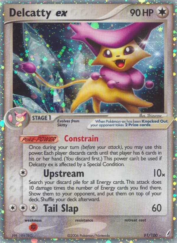 Delcatty ex card in English