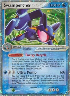 Swampert ex card in English