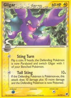 Gligar δ card in English