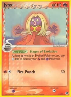 Jynx δ card in English