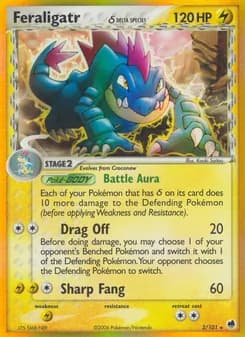 Feraligatr δ card in English