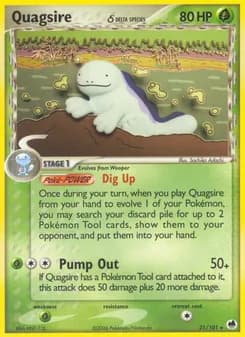 Quagsire δ card in English