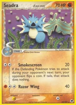 Seadra δ card in English