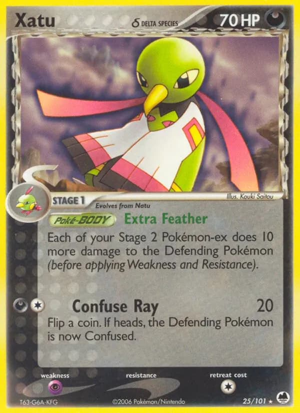 Xatu δ card in English