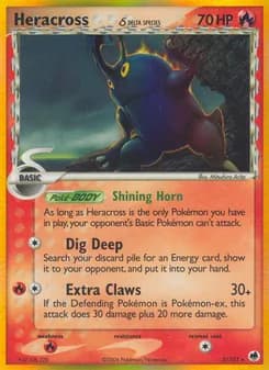 Heracross δ card in English