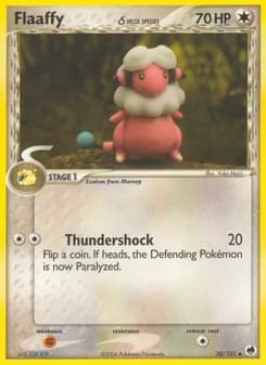 Flaaffy δ card in English