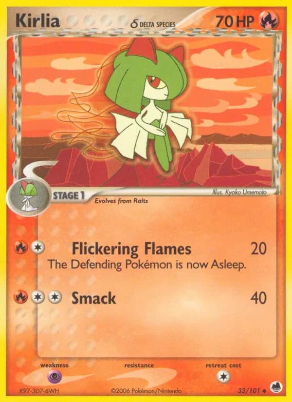 Kirlia δ card in English