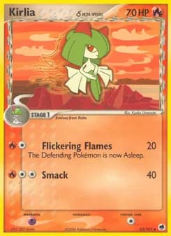 Kirlia δ card in English