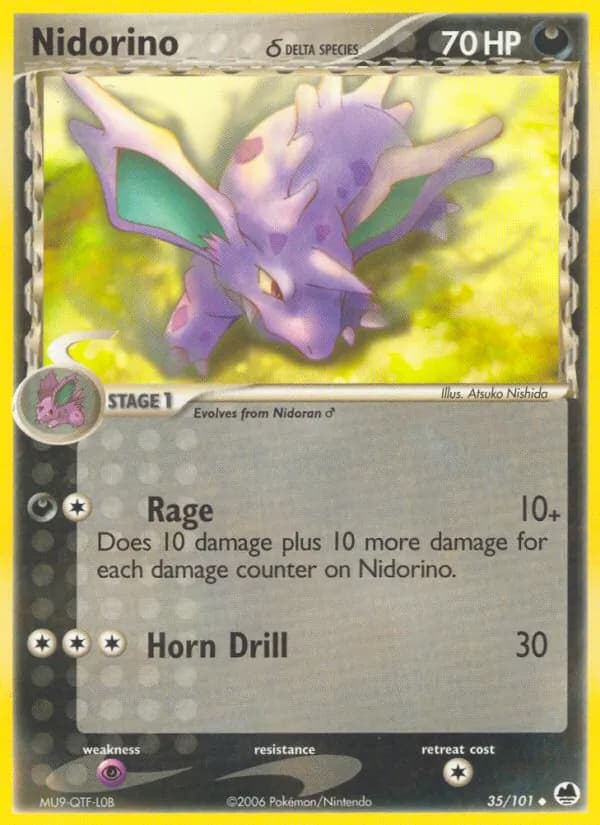 Nidorino δ card in English