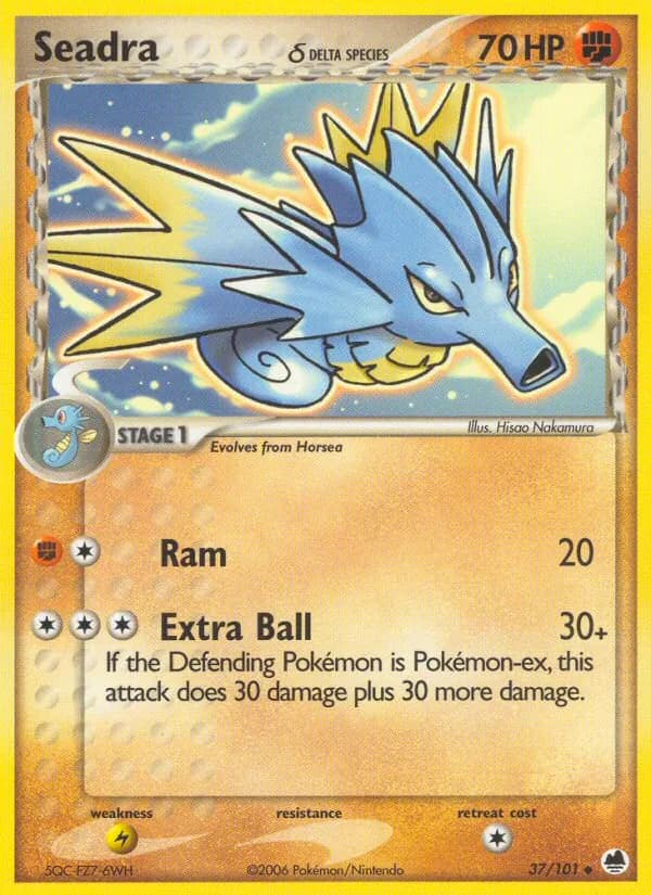 Seadra δ card in English