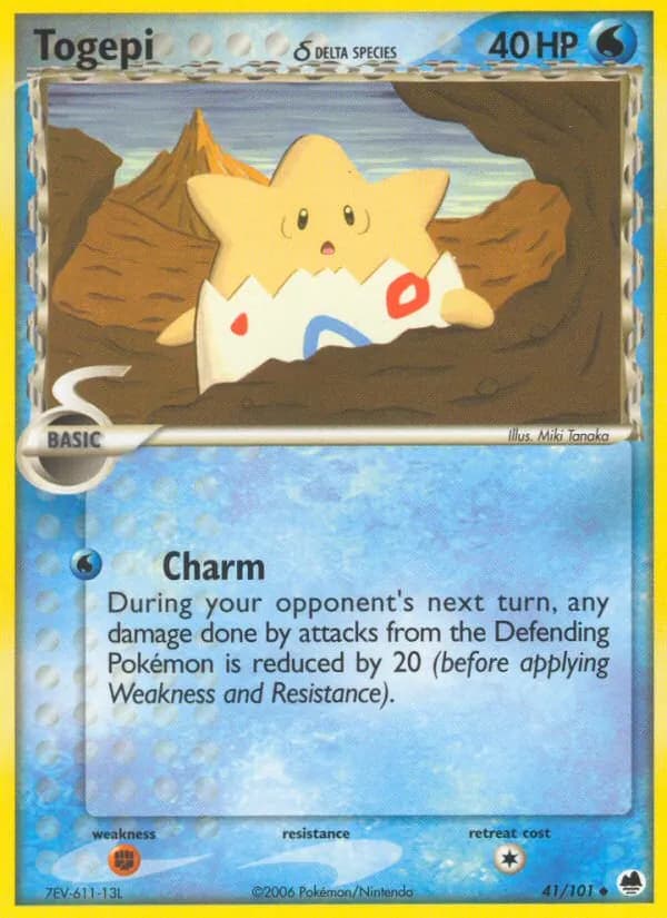 Togepi δ card in English