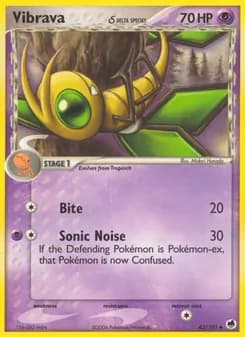 Vibrava δ card in English