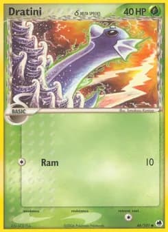 Dratini δ card in English