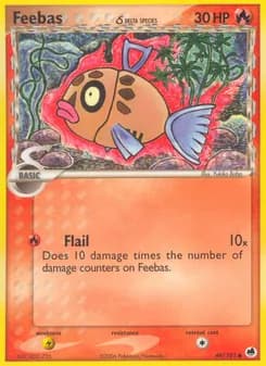 Feebas δ card in English