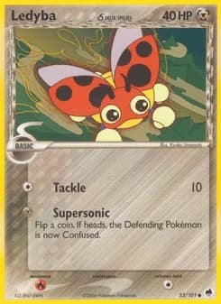 Ledyba δ card in English