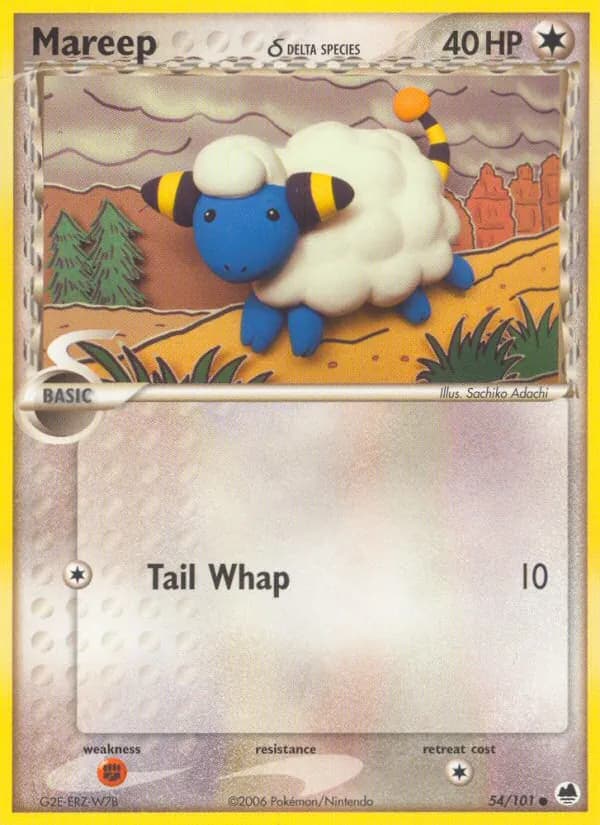 Mareep δ card in English