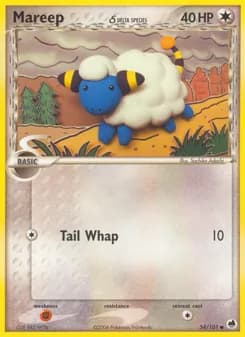 Mareep δ card in English