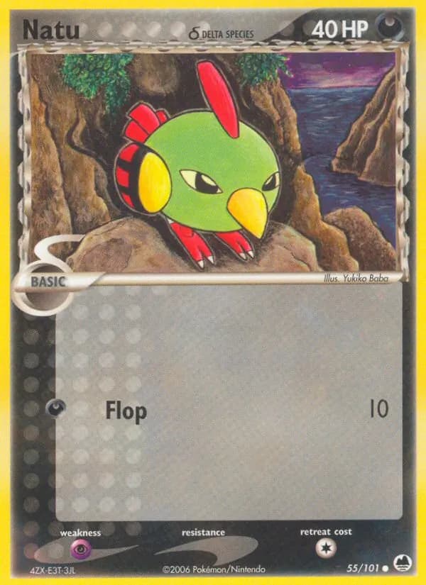 Natu δ card in English