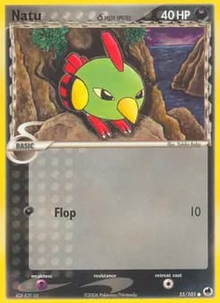 Natu δ card in English