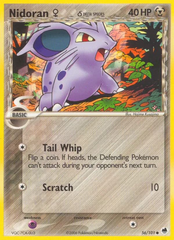 Nidoran♀ δ card in English
