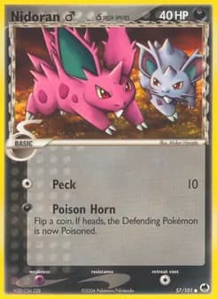 Nidoran♂ δ card in English