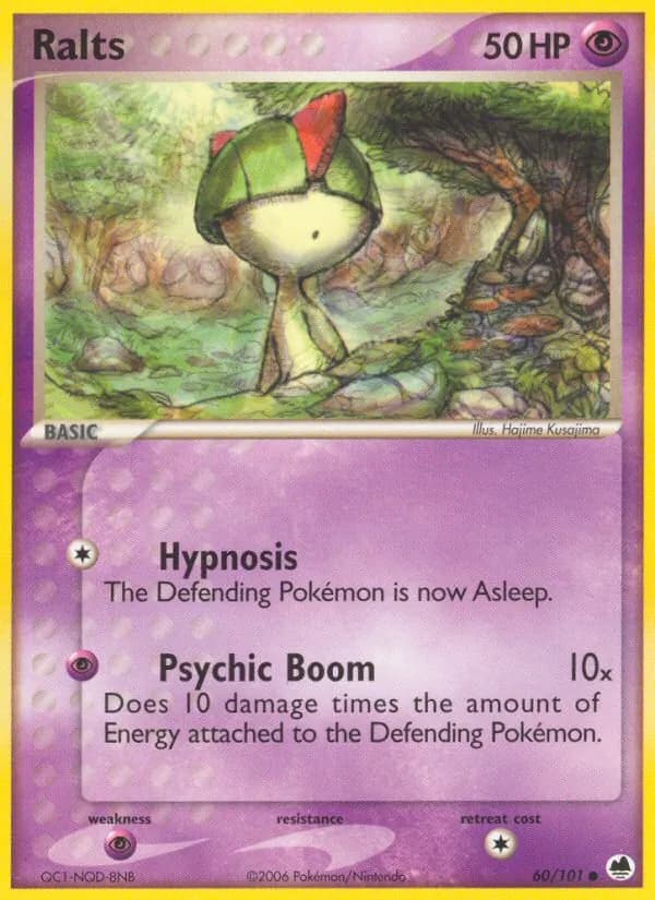 Ralts card in English